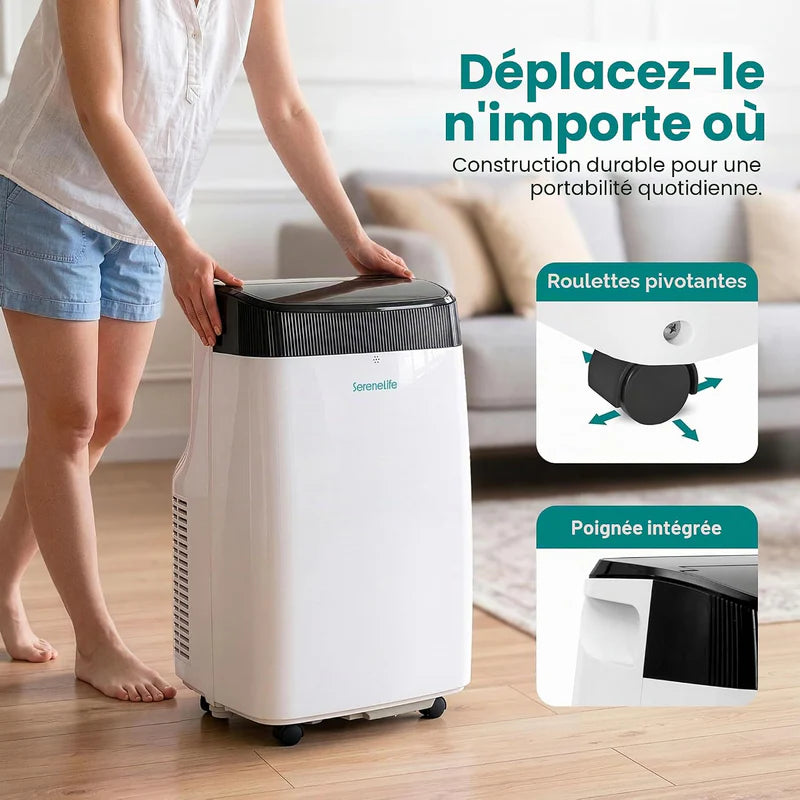 SereneLife Climatiseur Portable 16 000 BTU